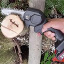 Ver mais imagens de Corrente de Mini Motosserra Reposiçao 14 Dentes 4 Polegadas Ferramenta Corta Bambu Arvore Resistente