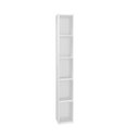 Ver imagem 2 de Estante Livreiro para Livros Prateleiras Janaina 33cm MDP Branco Sala Escritório