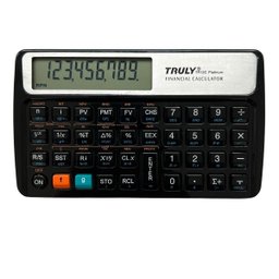 Calculadora Financeira Truly Tr12c Platinum Rpn 120 Funções - 1