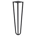 Ver imagem 4 de Kit 20 Pés de Metal 25 CM Hairpin Legs Mesas de Centro Puffs Preto
