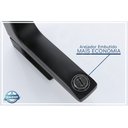 Ver imagem 4 de Torneira Água Fria em Metal Preto Fosco Quadrada Baixa de Bancada