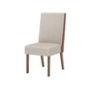 Ver imagem 5 de Kit com 02 Cadeiras de Jantar Anne 47cm Marrom/Nature/Caramelo/Creme