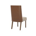 Ver imagem 6 de Kit com 02 Cadeiras de Jantar Anne 47cm Marrom/Nature/Caramelo/Creme