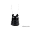 Soquete Pendente C/rabicho Termoplast Preto 43.0it C/10pcs - 1