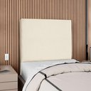 Ver imagem 2 de Cabeceira Solteiro 100 Cm com Frame Luna Suede Bege Artte