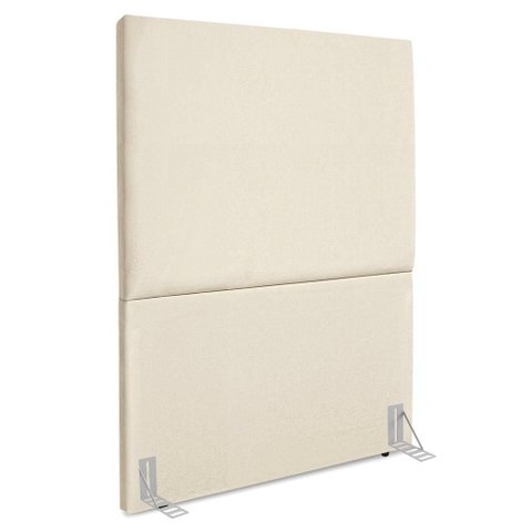 Cabeceira Solteiro 100 Cm com Frame Luna Suede Bege Artte