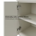 Ver imagem 3 de Buffet para Sala de Jantar 4 Portas com Pés de Madeira Maciça Suécia