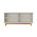 Ver imagem 7 de Buffet para Sala de Jantar 4 Portas com Pés de Madeira Maciça Suécia Off White/Nevaska/Cerejeira