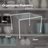 Kit Organizador Armário Cozinha Xícara Prato Cesto Aço 7 Un - 4