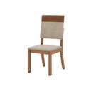 Ver imagem 2 de Kit 2 Cadeiras Estofadas para Mesa de Jantar Milla Plus Bege/Nature/Caramelo/Creme