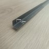 Perfil Cantoneira 12x12mm Alumínio Preto - 3 Metros - 3