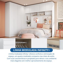 Guarda-roupa Modulado Casal 10 Portas 3 Gavetas - 10
