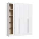 Ver imagem 5 de Guarda-Roupa Modulado Casal 10 Portas 3 Gavetas Branco