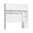 Ver imagem 3 de Guarda-Roupa Modulado Casal 10 Portas 3 Gavetas Branco