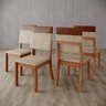 Kit 4 Cadeiras Estofadas para Mesa de Jantar Milla Plus - 1