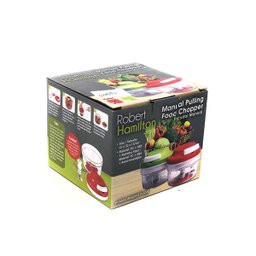 Mini Processador de Alimentos Vermelho com 3 Lâminas Inox - 3