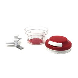 Mini Processador de Alimentos Vermelho com 3 Lâminas Inox - 2