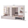 Camarim Penteadeira Suspensa Branco Lumiere Mobler - 4