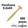 Parafuso Flangeado Philips 5,0x60 P/ Madeira - 100un Caixa - 2