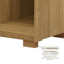 Ver mais imagens de Cômoda Sapateira para Quarto 4 Gavetas 1 Porta Ilha Bela Nature Marrom