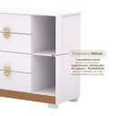 Ver imagem 6 de Cômoda Sapateira Ilha Bela 1 Porta 4 Gavetas