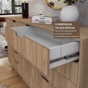 Ver imagem 4 de Cômoda para Quarto 10 Gavetas MDF Alice Yescasa Marrom/Lauro Freijó