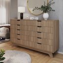 Ver imagem 1 de Cômoda Alice 10 Gavetas em 100% Mdf