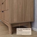 Ver imagem 5 de Cômoda para Quarto 10 Gavetas MDF Alice Yescasa Marrom/Lauro Freijó