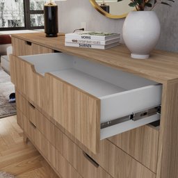Cômoda Alice 10 Gavetas em 100% Mdf - 4