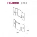 Ver imagem 2 de Painel Estofado Nina 144 cm Para Cama Box Quarto Casal Suede Preto/Cinza JBE Móveis