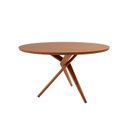 Ver imagem 2 de Mesa Tampo Redondo 135x135cm Madeira Maciça Hope