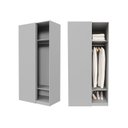 Ver imagem 4 de Módulo de Canto Linear Closet sem Porta Jade CabeCasa MadeiraOriginals Cinza/Urbano