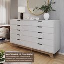 Ver imagem 7 de Cômoda Alice 10 Gavetas em 100% Mdf