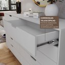 Ver imagem 4 de Cômoda Alice 10 Gavetas em 100% Mdf Yescasa