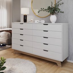 Cômoda Alice 10 Gavetas em 100% Mdf - 1