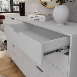 Cômoda Alice 10 Gavetas em 100% Mdf - 4