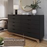 Cômoda Alice 10 Gavetas em 100% Mdf - 7