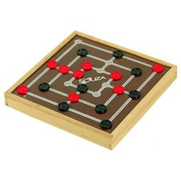 Jogo de Damas e Trilha Souza em Duratex Marrom - 2