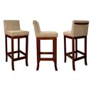 Ver imagem 4 de Conjunto 02 Banquetas Alta em Madeira Maciça Nápoles