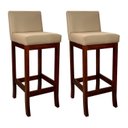 Ver imagem 1 de Conjunto 02 Banquetas Alta em Madeira Maciça Nápoles