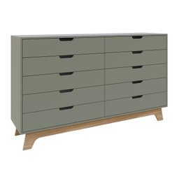 Cômoda Alice 10 Gavetas em 100% Mdf - 2