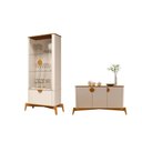 Ver imagem 3 de Conjunto Cristaleira e Buffet Alamo Off White Nature