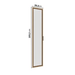 Kit 2 Portas Reflecta para Guarda-roupa Modular 80cm Jade Cabecasa Madeiramadeira - 2