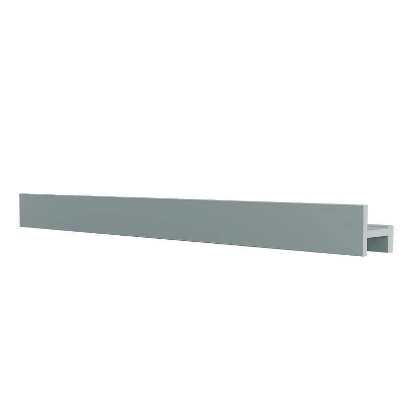 Porta Shampoo Linear 120cm Venturi Chumbo Fosco - 2