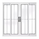 Ver imagem 1 de Janela de Alumínio Branco Vitro de Correr 4 Folhas Suprema com Grade Cmc Classic - 2.50(l) X 1.20(a)