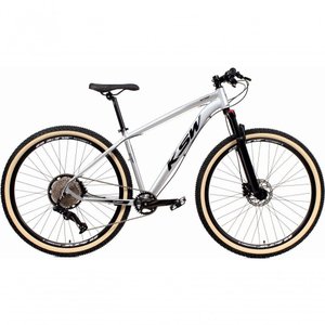 Bicicleta Aro 29 Ksw Xlt 12v Garfo com Trava 11-50 Prata 15