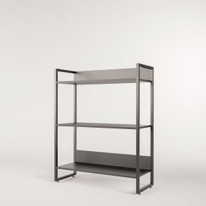 Estante Iron C/3 Prateleiras Estilo Industrial 1,00x0,80 Mt