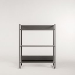 Estante Iron C/3 Prateleiras Estilo Industrial 1,00x0,80 Mt - 2