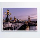 Ver imagem 6 de Quadro Ponte Alexandre Iii Paris 120x80 Cm Tecido Canvas