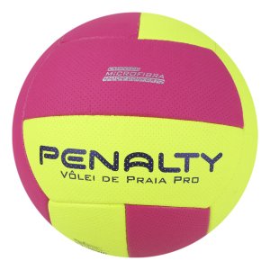 Bola Vôlei de Praia Penalty Pro X ;Cor:Amarelo+Rosa;Gênero:Unissex;Tamanho:Único